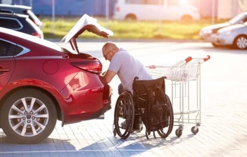 What is the dimension of disabled parking