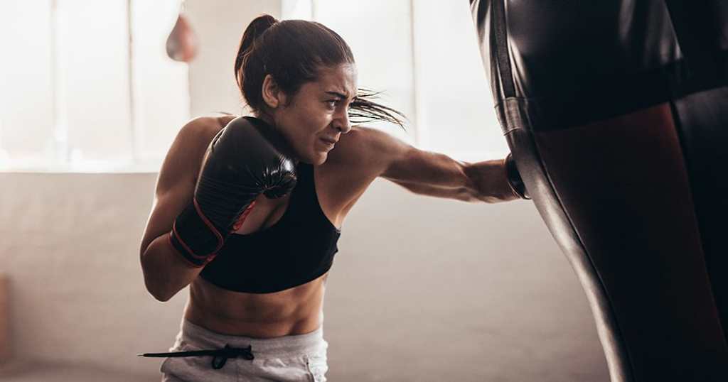 How to do boxing with a punching bag