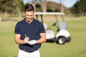 How to calculate golf score with handicap