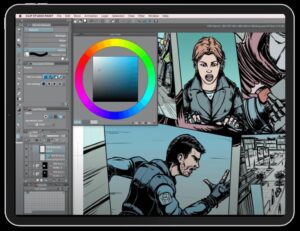 How do you make a comic frame in Clip Studio Paint
