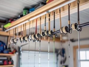 Should I keep the reel attached to the rod during storage