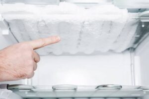 diagnose a freezer frosting up