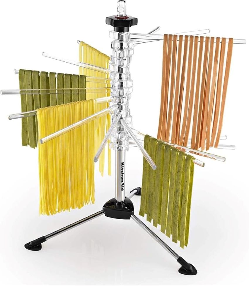 KitchenAid KPDR Pasta Drying Rack review image highlighting pros and cons