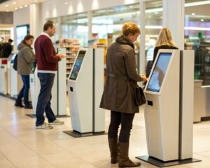 Transform the in-store experience with self-service retail kiosks. Boost efficiency, reduce wait times, and empower customers with seamless digital checkout.