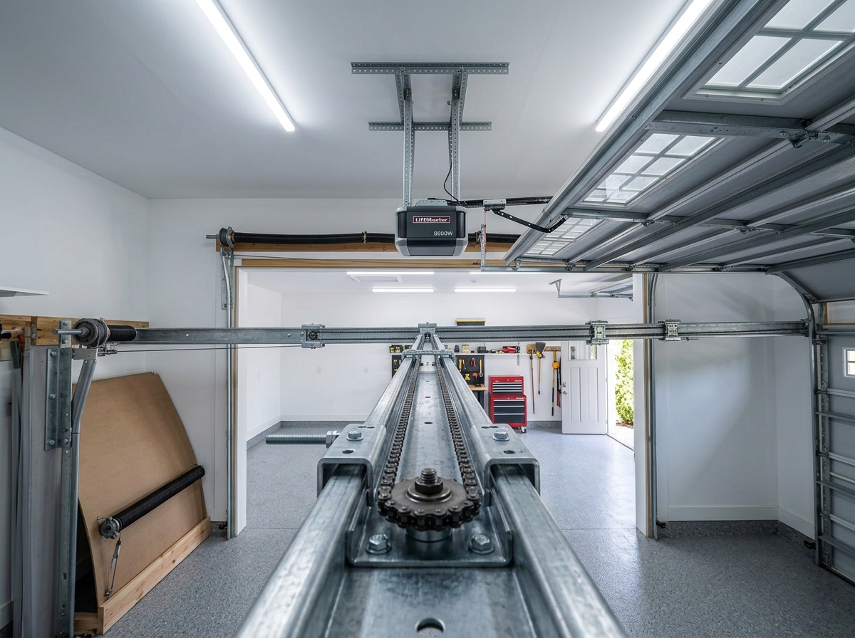 Installing a garage door opener? Discover why correct rail length is critical for safe clearance, smooth travel, and preventing early wear on your door system.