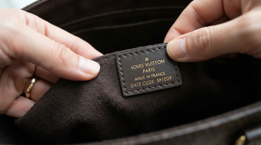 Checking a Michael Kors product for authenticity
